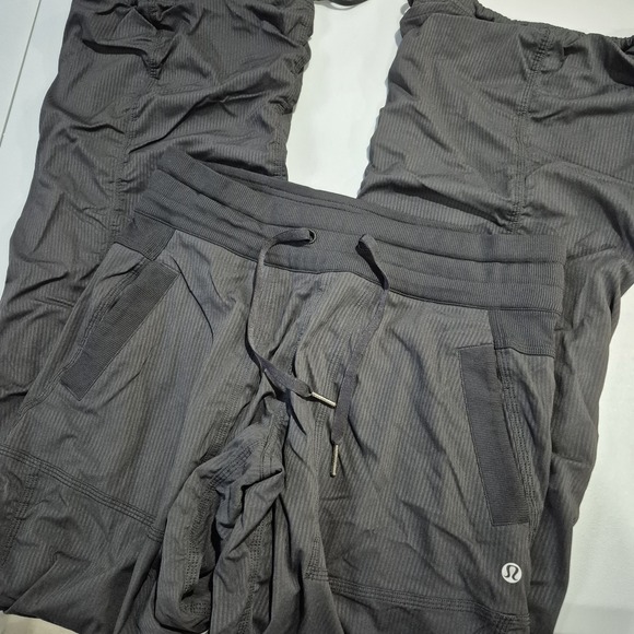 lululemon athletica Pants - Lululemon Pants Womens 6 Black Dance Studio Lined Full Length Baggy Wide Leg